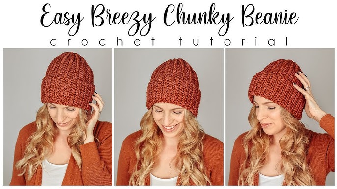 easy-breezy-chunky-beanie-beginner-crochet-beanie-tutorial-free-crochet-hat-pattern-youtube