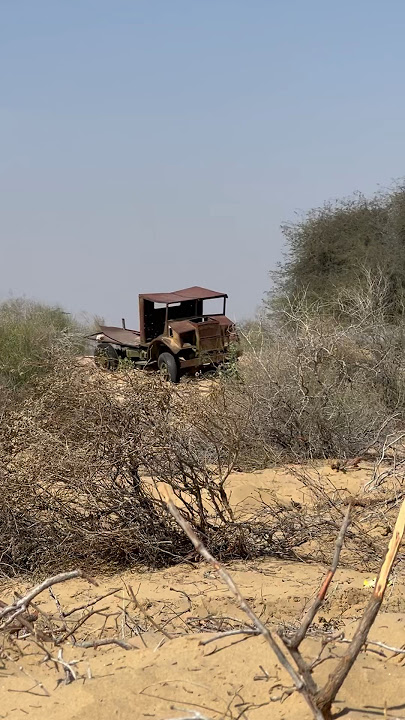 Real footage of 1971, war destroyed army vehicles. #longewala #jaisalmer #indianarmy #rajasthan #war
