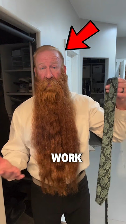 He Outsmarted His Boss With THIS Beard Trick!👔 😱 (@jradthered) #trending #shortsfeed #shortsfeed