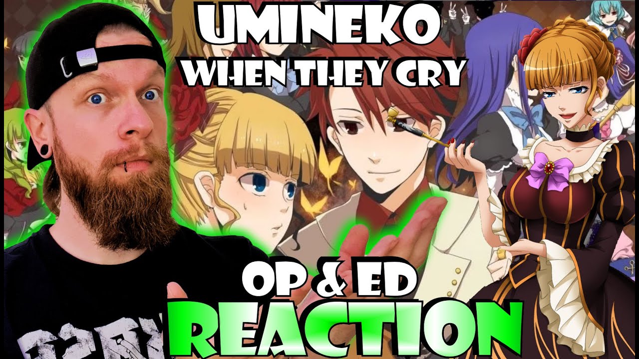 First Time Reaction to Umineko When They Cry Op & Ed Reaction
