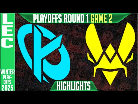 KC vs VIT Highlights Game 2 | LEC Winter Playoffs R1 2025 | Karmine Corp vs Team Vitality G2