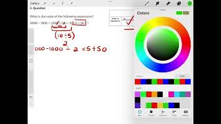 Order of Operations – Additional Practice Solution 6 V2