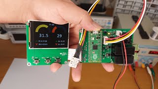 🔶 Temperature & Humidity Control Unit Using a Raspberry Pi Pico