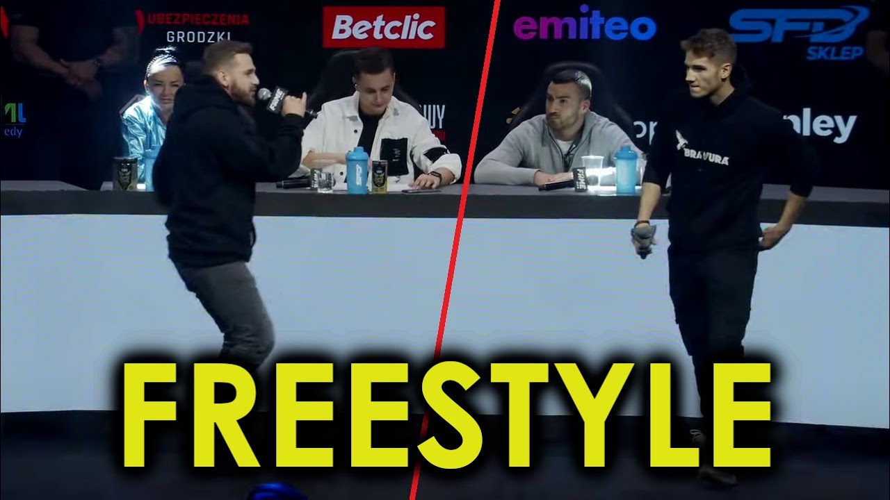 RYBA VS KORO FREESTYLE -  KONFERENCJA  FAME MMA 12