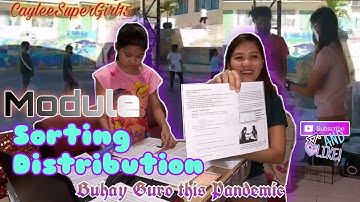 A DAY IN A LIFE OF A PUBLIC TEACHER DURING THIS PANDEMIC I SORTING AND DISTRIBUTION OF MODULES