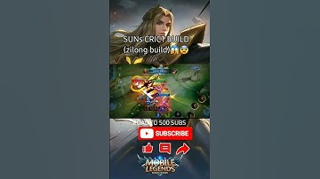 SUN CRITICAL BUILD 😱💥 #mlbbtopcreation #mlbbtiktok #mltiktok