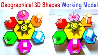 geometrical 3d shapes working model - diy - maths project | craftpiller Profile