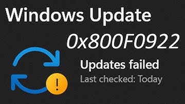 How to Fix Update Error Code 0x800f0922 on Windows 11