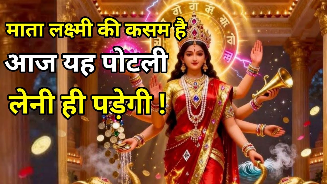 माता लक्ष्मी की कसम 😱 आज ये पोटली लेनी ही पड़ेगी | धन आकर्षित करने का शक्तिशाली उपाय