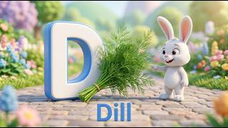 English Letter C and D Sounds | ABC Phonics| Fruits, Veggies & Objects #rhymes #brightbeatsplayhouse