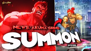 YOOO I ACTUALLY SUMMON IT!!! AMAZING NEWS & GRIND FOR AKUMA (Street Fighter Duel)