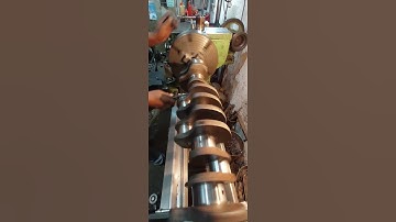 #Cummins Engine Crankshaft Grinding Polish Lathemachine Lathaoperator Virls Video #AkalSahayeMotors#