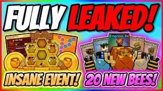 *NEW* Bizzy Bee EVENT! 4 EGGS, ILLUSION BEE, INSANE ABILITIES, HONEY SHOP & MORE! | Grow A Garden
