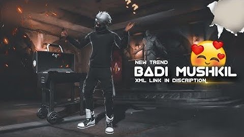 Badi Mushkil X Plain Jaane FF 🔥 || FF XML Alight Motion ✨ || #freefire #shorts #xml @Nepbrother​