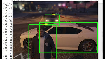 GTA V person and car detection YOLO