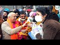 Manish sisodia holds doortodoor campaign for kunwar vijay pratap singh in amritsar