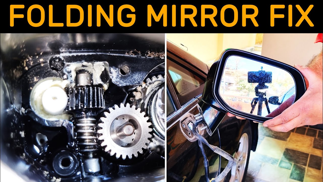 Power folding mirror not working, fixing broken gear in Honda Civic