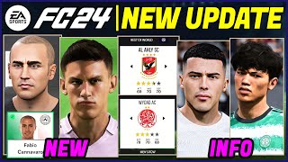 EA FC 24 NEWS | NEW CONFIRMED Update, Real Faces & Leaked Features ✅