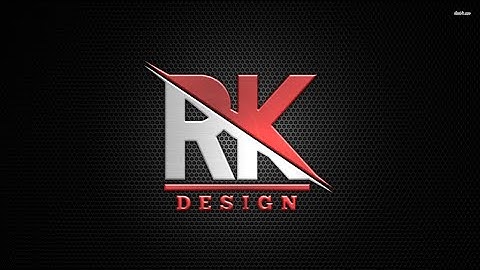 R K Logo Design On Android Phone (Pixellab Tutorial)