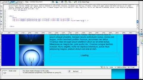 Dreamweaver tutorial: how to create nav roll over buttons
