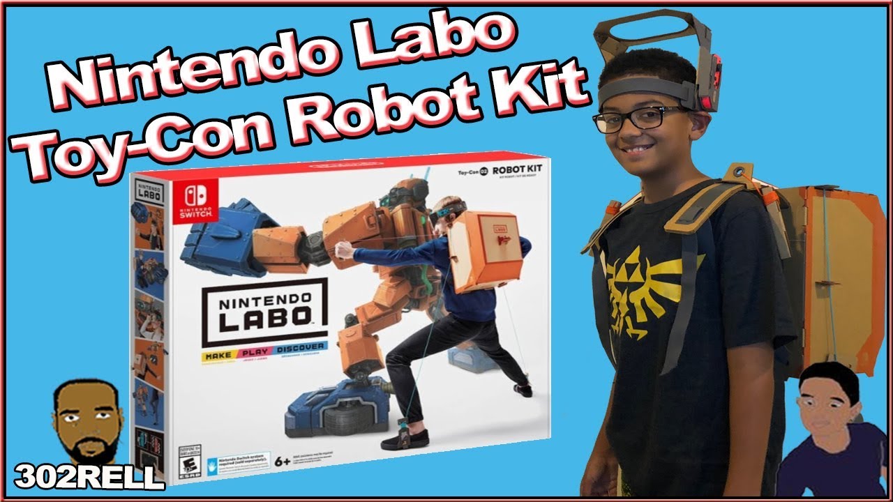 🤖 Nintendo Labo Robot Toy-Con 02 Build & Review + Gameplay 🤖