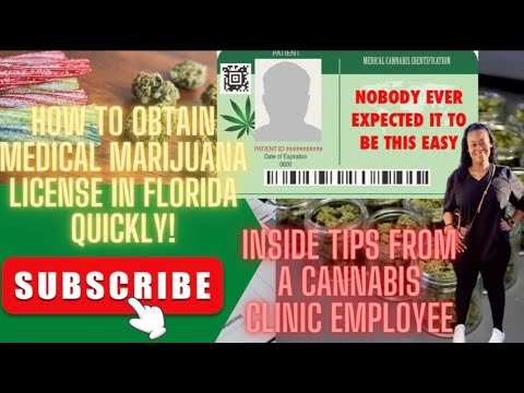 HOW TO GET A MEDICAL CANNABIS CARD QUICK AND EASY IN FLORIDA!