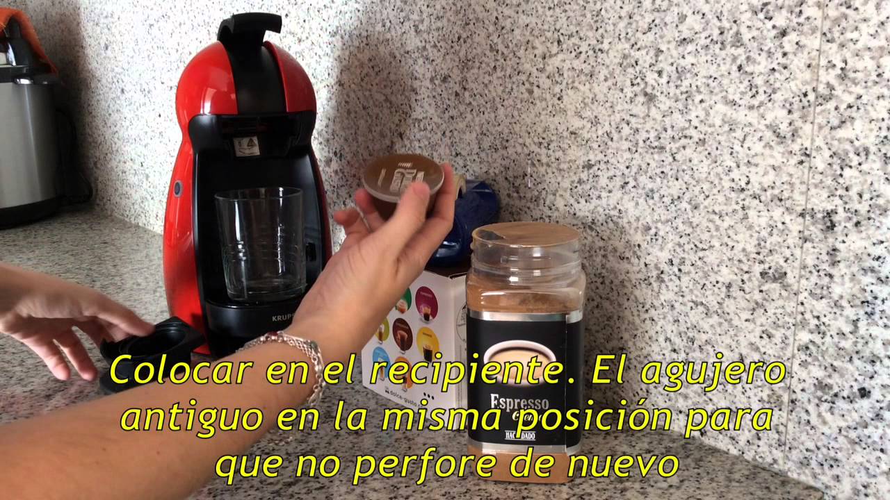 Dolce Gusto - “INEDITO METODO” de reutilizar cápsulas (+ rápido, fácil y  limpio que otros) - YouTube