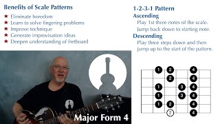 Major Scale Pattern (1231) • Guitar Lesson