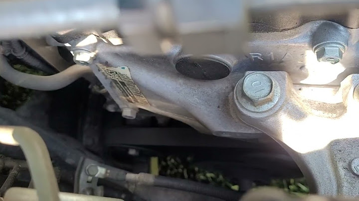 2021 Honda HRV noise Water Pump or Idler pulley