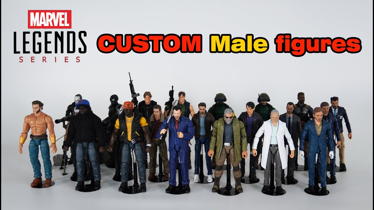 Marvel Legends CUSTOM Male figures - YouTube