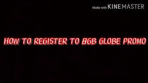 HOW TO REGISTER 8GB for 90| GO90 GLOBE NEW PROMO TUTORIAL VIDEO | MEMEL TV