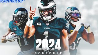 Philly Mike Reaction and Prediction to Eagles 2024 Schedule Releases!!