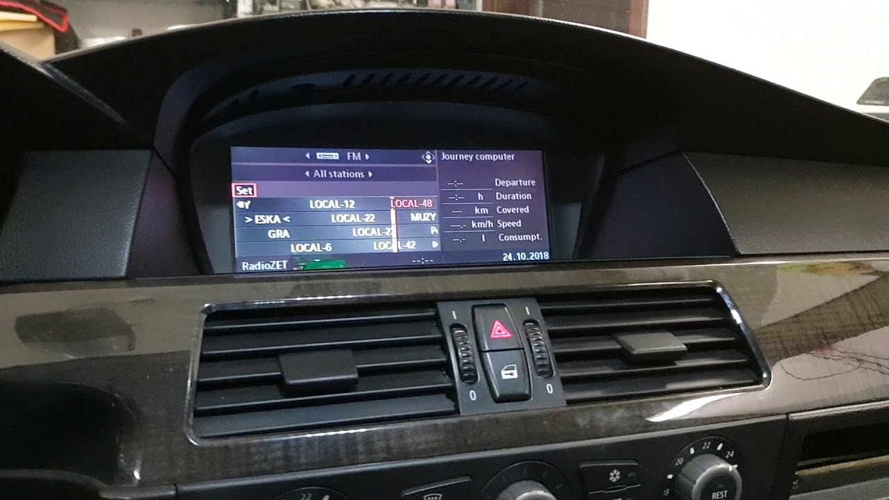 BMW E60 AUDIO SYSTEM X200BMW PLUS EVO +AS R-110.4 - YouTube