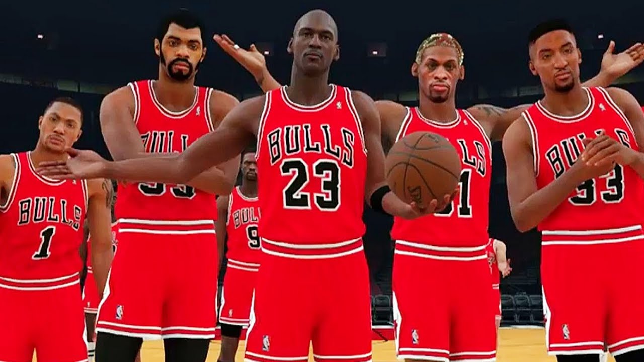 NBA 2K18 Michael Jordan and All Time Chicago Bulls Gameplay Screenshot! -  YouTube