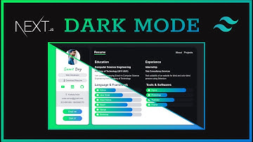 🔴 #8 : Dark Mode using Tailwind - Developer Portfolio using Next | TypeScript | Tailwind CSS