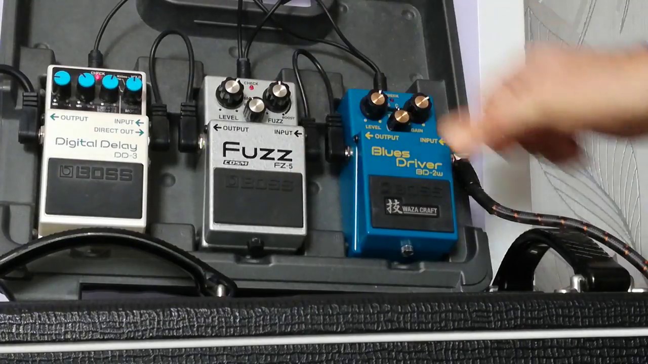 Boss FZ-5 FUZZ vs Boss BD2w - waza craft - YouTube