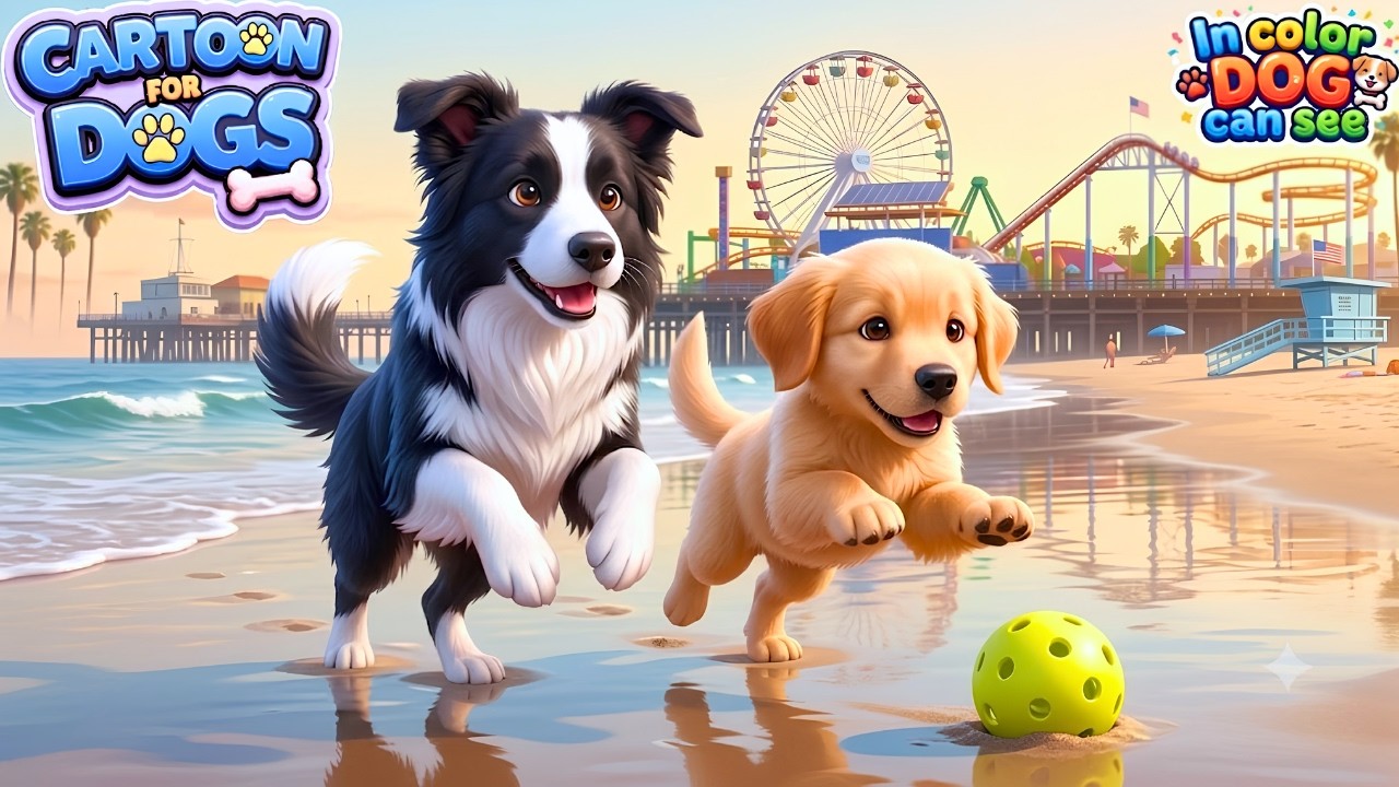 Cartoon TV for Dogs relax when home alone 🦮 2026 Cartoon For Pets