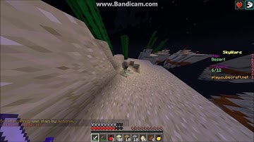 Minecraft (1.11) Cubecraft Skywars #11 | Hacker Defeated! | Desert | 2017 |