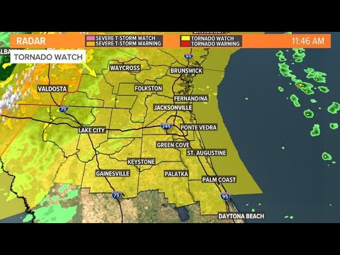 Live coverage | Severe thunderstorm warnings across First Coast