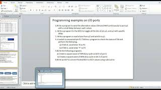 Famous VTU MC 18ec46 M3 L2 IO interfacing examples Wealth