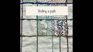 4th September 2026 daily stitching - finding a path Update