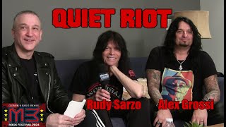 Quiet Riot- Rudy Sarzo, Alex Grossi Interview-Band's Legacy & Dio Stand Up & Shout @ M3 Rock Fest