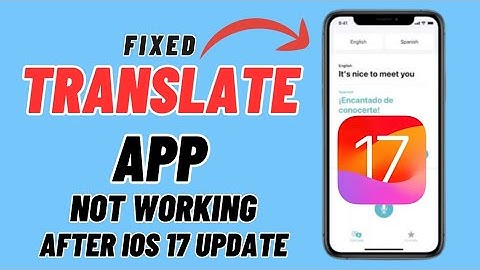 How To Fix Translate App Not Working On iPhone After iOS 17 Update Fixed 💯