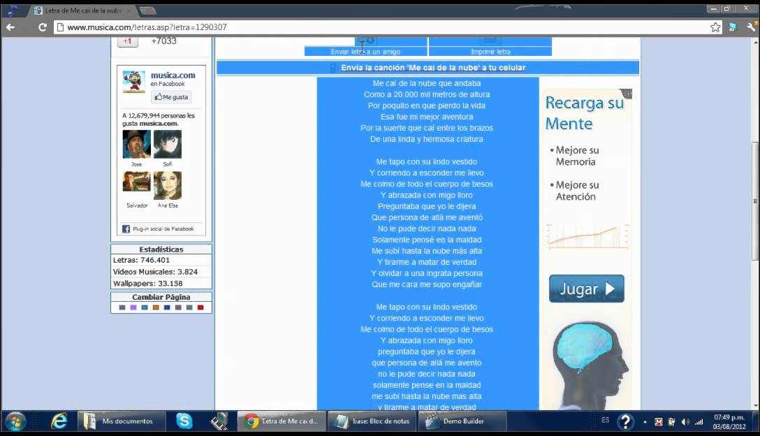 Como buscar letras de canciones en Google - YouTube