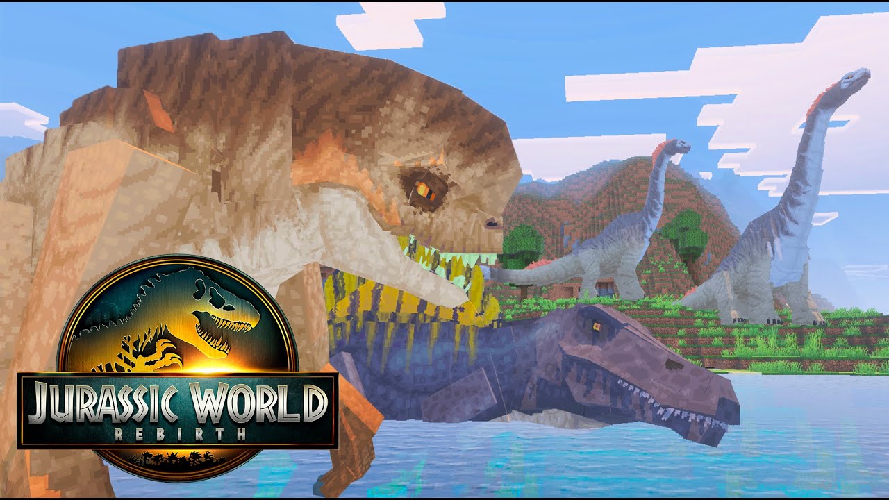 Rebirth Dinos in Minecraft NEW Add-on Showcase