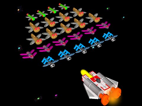 Alien Swarm 3D, Classic arcade game with a modern make over.