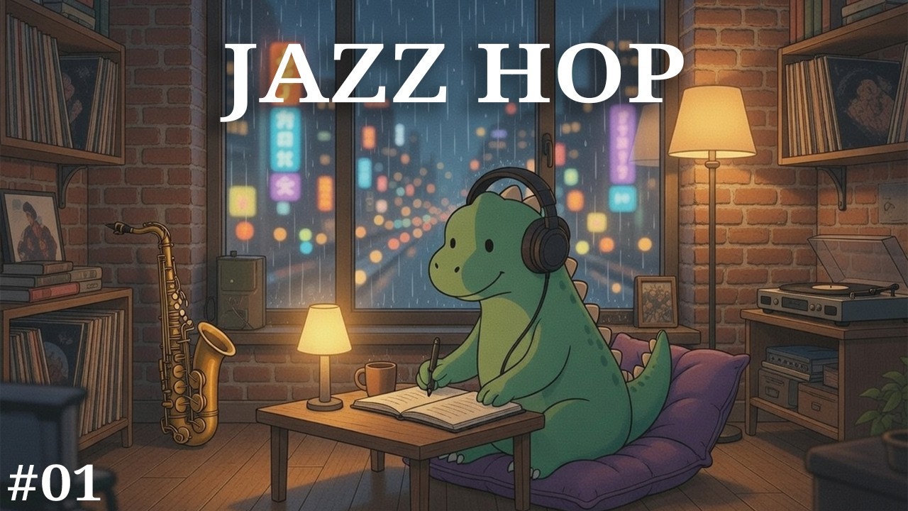 Jazz Hop Lo-Fi Session #01🎷 | Groovy Boom Bap Beats for Focus & Chill (27 Min)