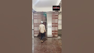 Collapsible gates and rolling shutters installed in commercial complex . #collapsiblegate #shutters