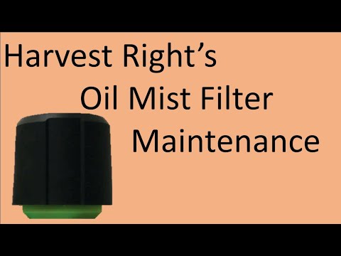 Harvest Right's Oil