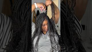 Hairstylist Does Her Own Hair? Full Video Linked Above ⬆️ #naturalhair #silkpress #hair #extensions